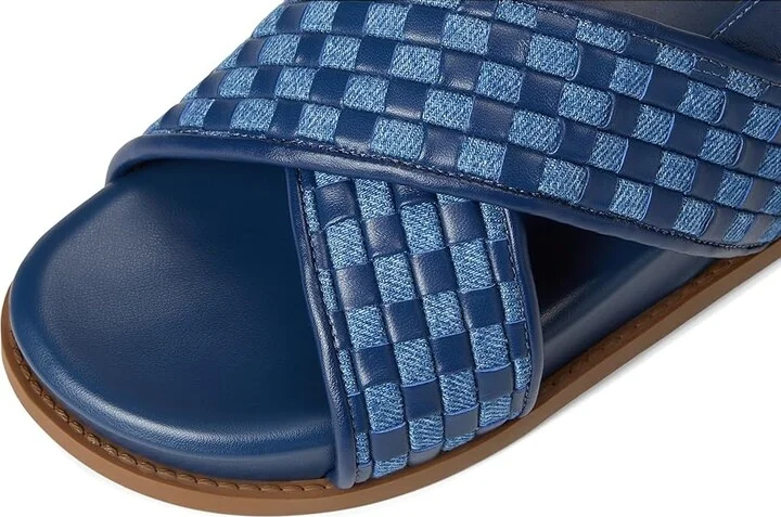 Schutz Ruby Sporty Women's Wedge Shoes Infinite Blue : 8.5 M, Leather - Image 7