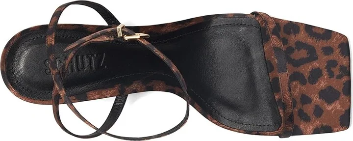 Schutz Sam Mid Women's Sandals Black /Natural : 8.5 M, Leather - Image 2