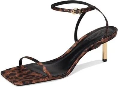 Schutz Sam Mid Women's Sandals Black /Natural : 8.5 M, Leather - Image 5