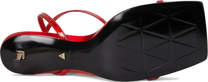 Schutz Sam Mid Women's Sandals Red Berry : 5.5 M, Leather - Image 3