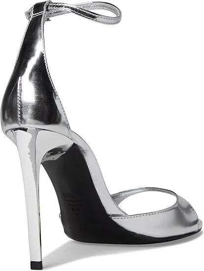 Schutz Scarlett Women's Sandals Prata : 10 M, Leather - Image 4
