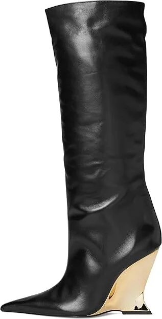 Schutz Siena Boots Women's Boots Black : 6.5 M, Leather - Image 6
