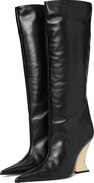 Schutz Siena Boots Women's Boots Black : 6.5 M, Leather