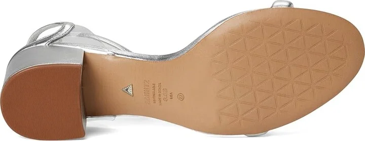 Schutz Skye Mid block Women's Sandals Silver : 7.5 M, Leather - Image 3
