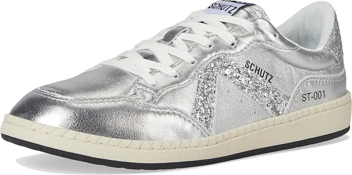 Schutz St 001 Women's Shoes Prata : 5 M, Leather - Image 5