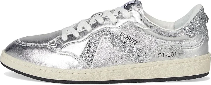 Schutz St 001 Women's Shoes Prata : 5 M, Leather - Image 6