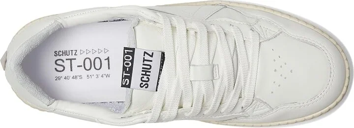 Schutz St 001 Women's Shoes White : 6.5 M, Leather - Image 2