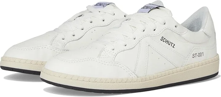 Schutz St 001 Women's Shoes White : 6.5 M, Leather
