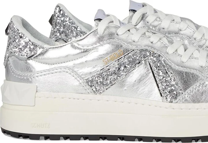 Schutz St Bold Women's Shoes Prata : 7.5 M, Leather - Image 7