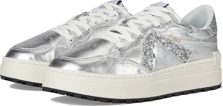 Schutz St Bold Women's Shoes Prata : 7.5 M, Leather