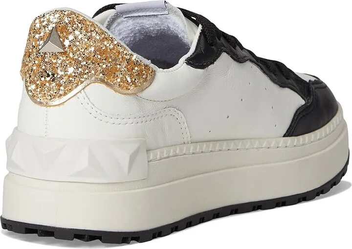 Schutz St Bold Women's Shoes White/Black/Prata/Platina : 7 M, Leather - Image 4