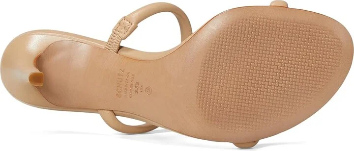 Schutz Taliah Women's Sandals Light Nude : 10.5 M, Leather - Image 3