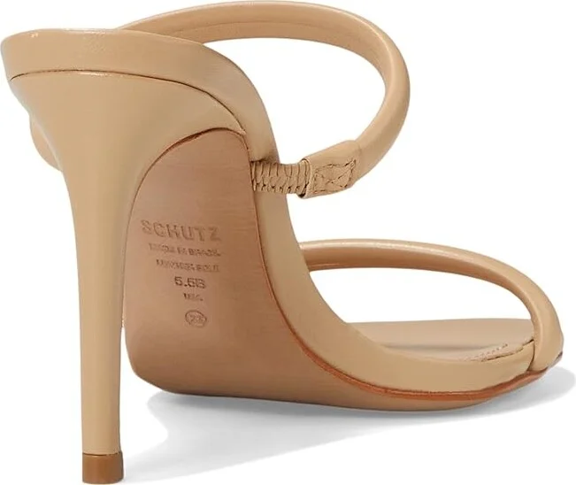 Schutz Taliah Women's Sandals Light Nude : 10.5 M, Leather - Image 4