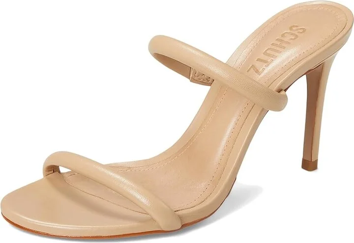 Schutz Taliah Women's Sandals Light Nude : 10.5 M, Leather - Image 5