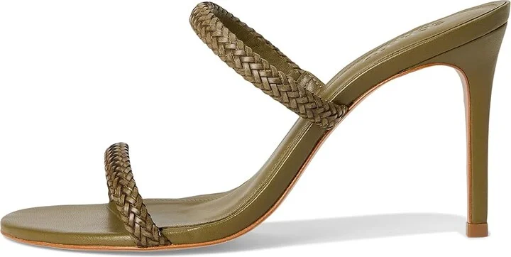 Schutz Taliah Woven Women's Sandals Matcha : 7 M, Leather - Image 6