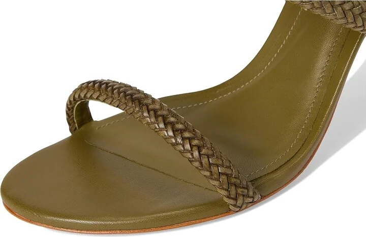 Schutz Taliah Woven Women's Sandals Matcha : 7 M, Leather - Image 7