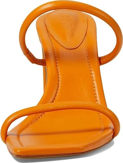 Schutz Ully Tab Women's Sandals Bright Tangerine : 11 M, Leather - Image 2