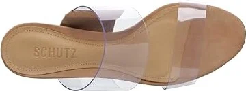 Schutz Victorie Women's Shoes Transparente/Honey Beige : 5 M - Image 2