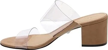 Schutz Victorie Women's Shoes Transparente/Honey Beige : 5 M - Image 5