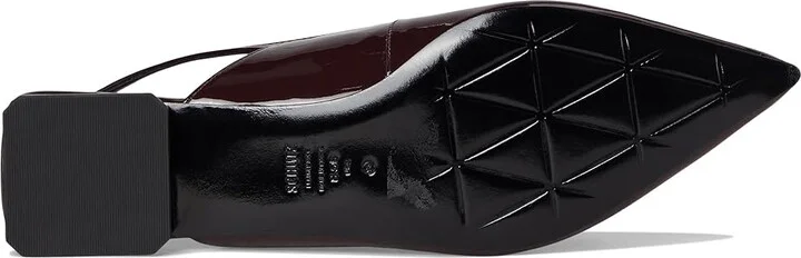 Schutz Violetta Sculpt Women's Flat Shoes Cherry Wine : 5 M, Leather - Image 3