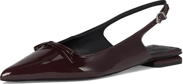 Schutz Violetta Sculpt Women's Flat Shoes Cherry Wine : 5 M, Leather - Image 5