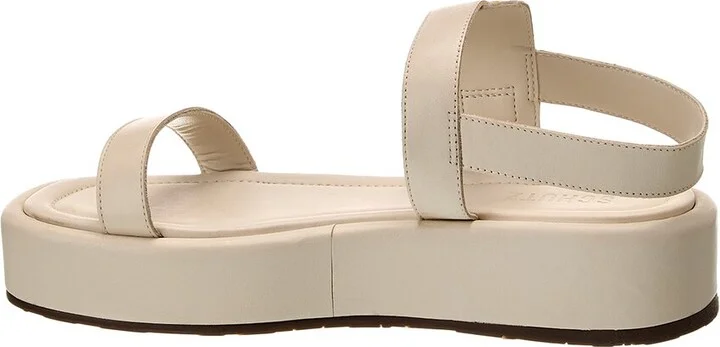Schutz Wavy Form Leather Sandal - Image 2