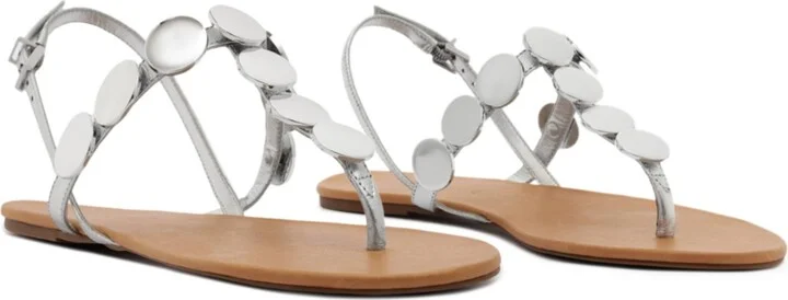 Schutz Women's Acacia T Round Toe Flat Sandals - Image 6