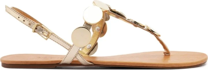 Schutz Women's Acacia T Round Toe Flat Sandals - Image 7