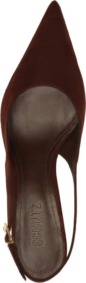 Schutz Women's Alicia Slingback Pointy Toe Pumps - Image 4