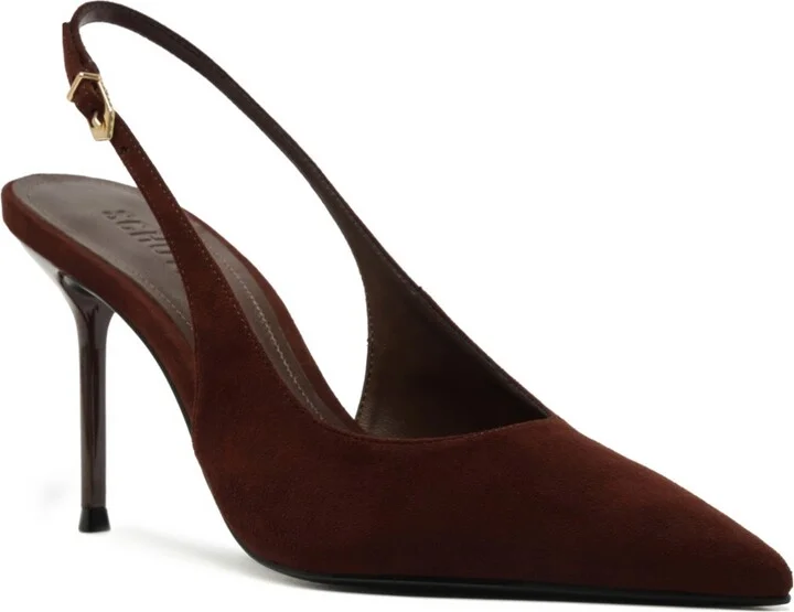 Schutz Women's Alicia Slingback Pointy Toe Pumps