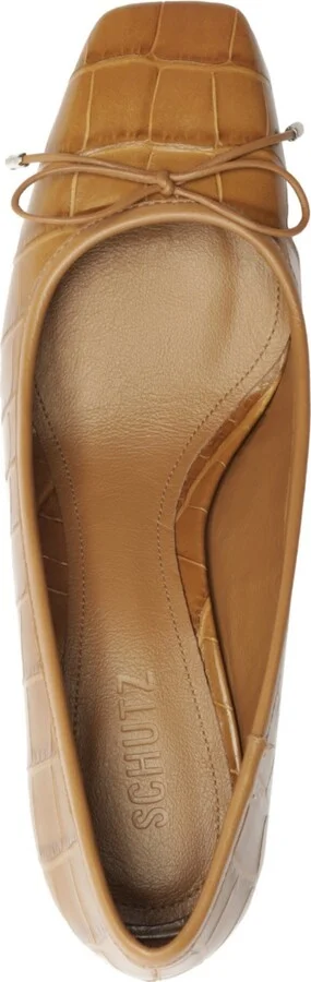 Schutz Women's Arissa Square Toe Mid Block Pumps - Image 9
