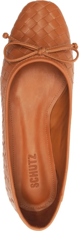 Schutz Women's Arissa Woven Slip On Flats - Image 4