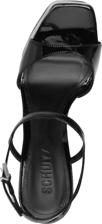 Schutz Women's Arlene Squared Toe Wedge Sandals - Image 4