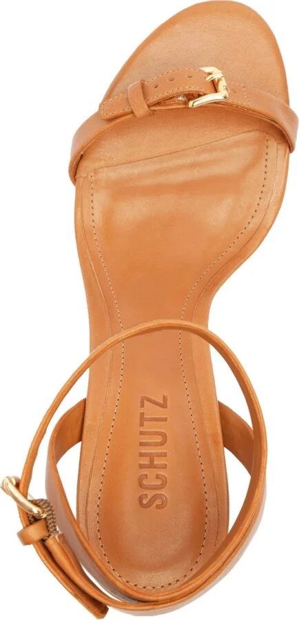 Schutz Women's Aurora Mid Heel Dress Sandals - Image 4