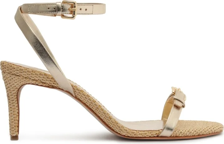 Schutz Women's Aurora Mid Heel Dress Sandals - Image 7