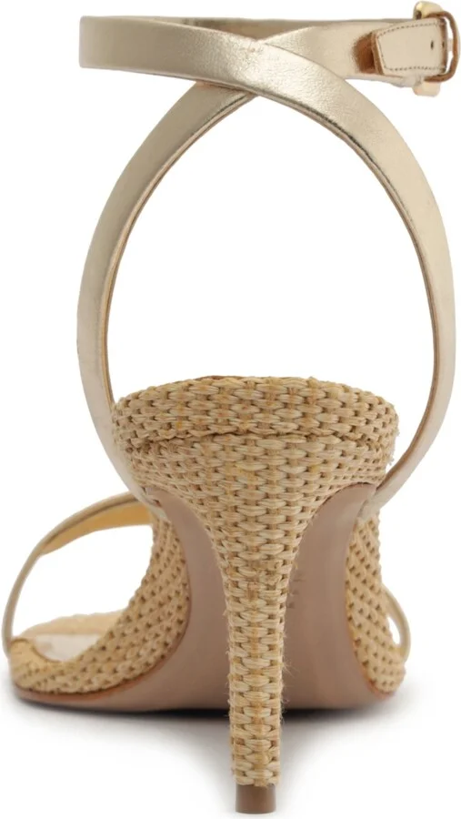 Schutz Women's Aurora Mid Heel Dress Sandals - Image 8