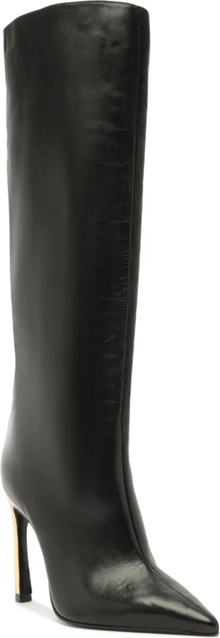 Schutz Women's Cate Curve Pointed Toe High Heel Boots