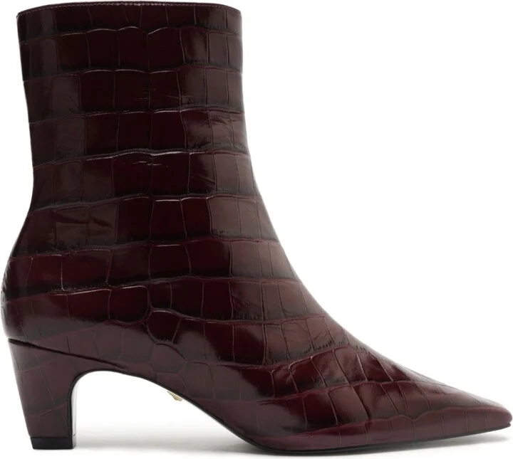 Schutz Women's Dellia Square Toe Booties - Image 7