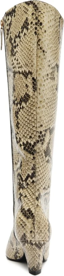 Schutz Women's Dellia Up Knee High Square Toe Boots - Image 3