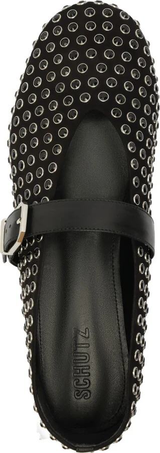 Schutz Women's Eiza Shine Pull-On Flats - Image 4