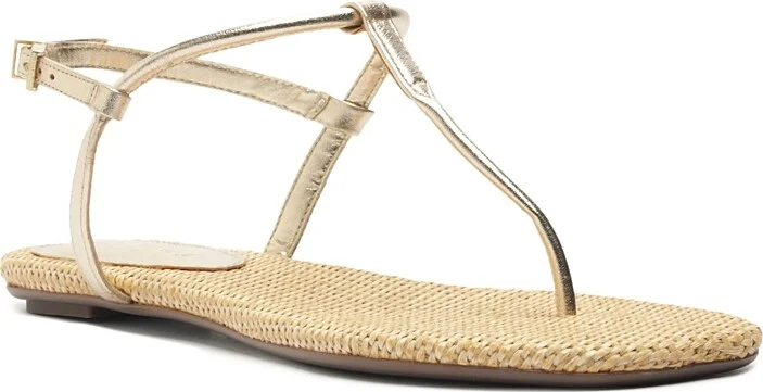 Schutz Women's Elsha Flat T Strap Sandals