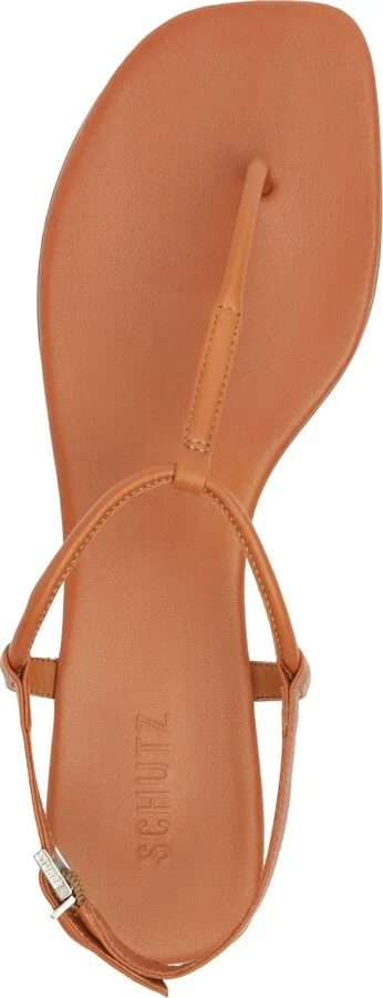 Schutz Women's Elsha Round Toe Flat Sandals - Image 4