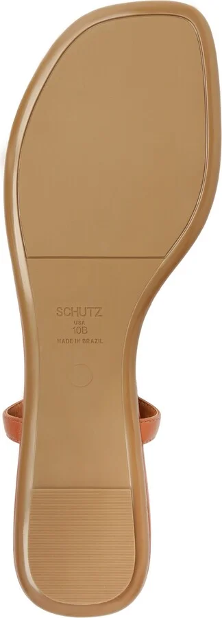 Schutz Women's Elsha Round Toe Flat Sandals - Image 5