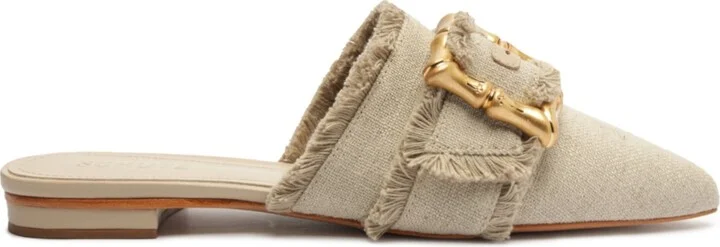 Schutz Women's Enola Pointed Toe Mules - Image 3