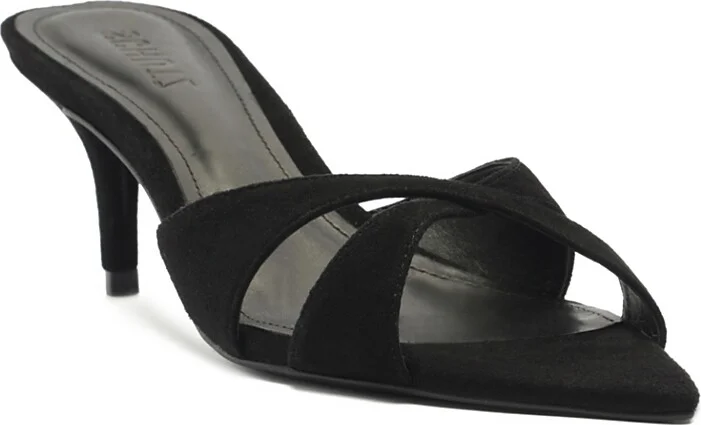 Schutz Women's Hilda Leaf Mule Sandals