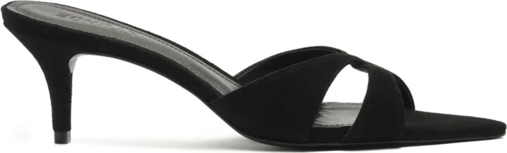 Schutz Women's Hilda Leaf Pointy Toe Mule Sandals - Image 10