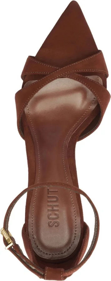 Schutz Women's Hilda Leaf Strappy Pointy Toe Sandals - Image 9