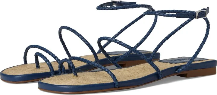Schutz Women's Kaya Straw Flat Sandal