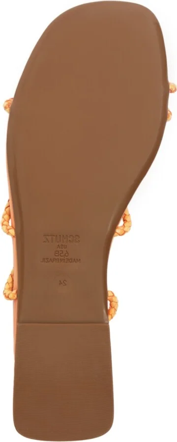Schutz Women's Kaya Straw Flat Sandals - Image 10