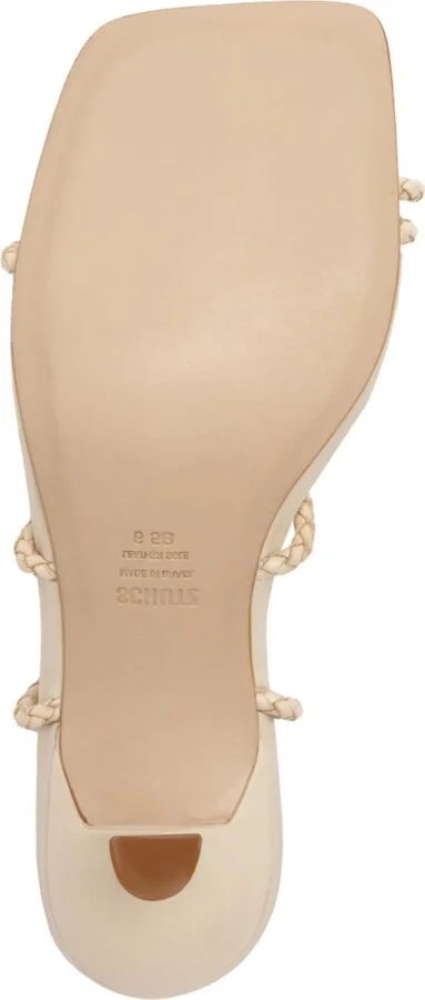 Schutz Women's Kaya Straw Mid Stiletto Heel Sandals - Image 5